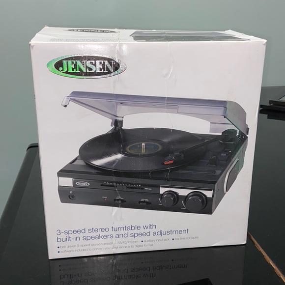 Jensen Portable Audio Video Record Player Poshmark